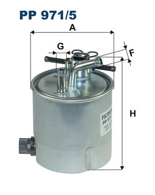 FILTRON Топливный фильтр PP 971/5