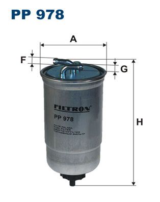 FILTRON Kütusefilter PP 978