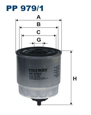 FILTRON Топливный фильтр PP 979/1