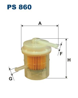 FILTRON Топливный фильтр PS 860