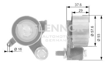 FLENNOR Pingutusrull,Hammasrihm FS60902