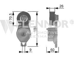 FLENNOR Pingutusrull,soonrihm FS99388