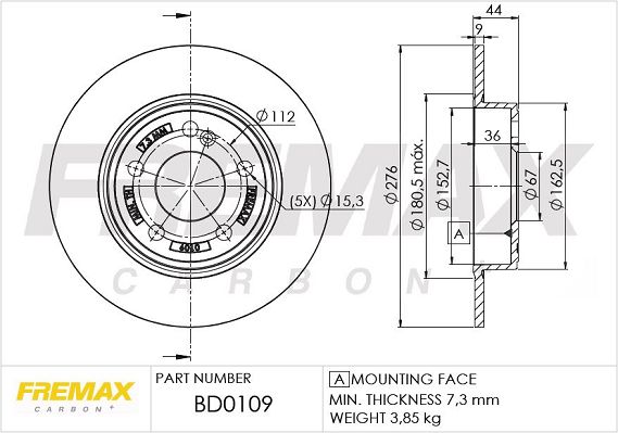 FREMAX Piduriketas BD-0109