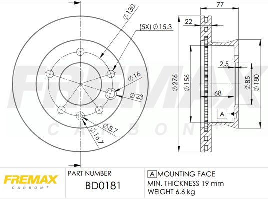 FREMAX Piduriketas BD-0181