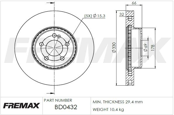 FREMAX Piduriketas BD-0432