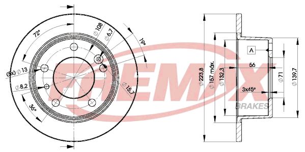 FREMAX Тормозной диск BD-2062