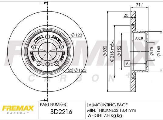 FREMAX Piduriketas BD-2216