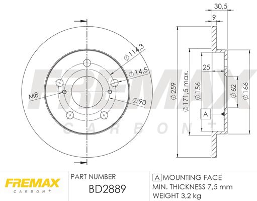 FREMAX Piduriketas BD-2889