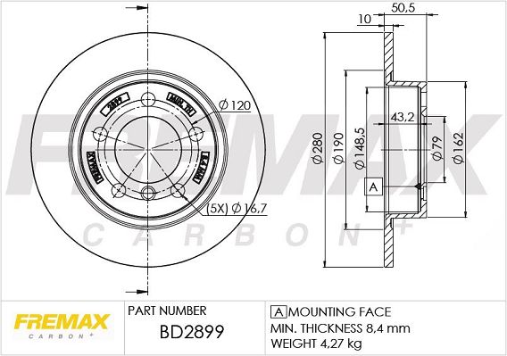 FREMAX Piduriketas BD-2899