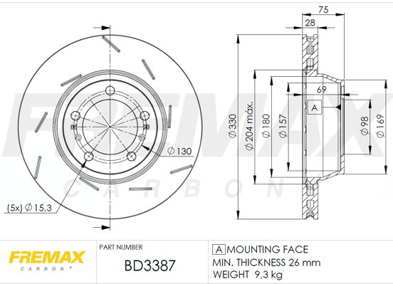 FREMAX Piduriketas BD-3387