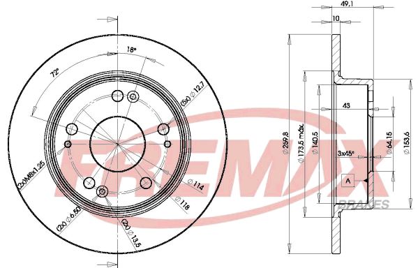 FREMAX Piduriketas BD-5252