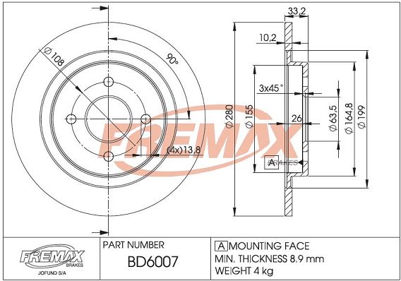 FREMAX Piduriketas BD-6007