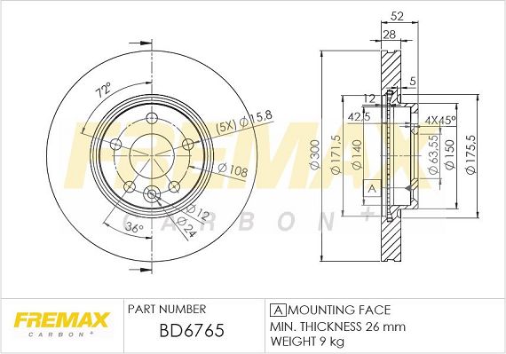 FREMAX Piduriketas BD-6765