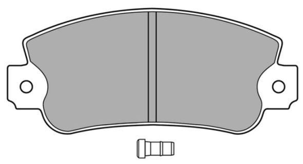 FREMAX Комплект тормозных колодок, дисковый тормоз FBP-0368