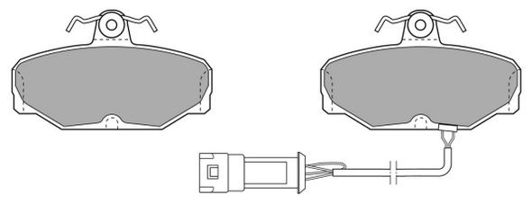 FREMAX Piduriklotsi komplekt,ketaspidur FBP-0526