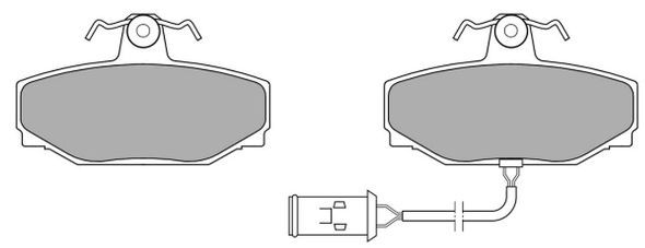 FREMAX Piduriklotsi komplekt,ketaspidur FBP-0750