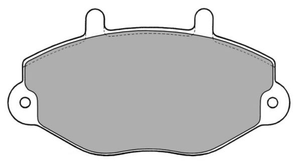 FREMAX Комплект тормозных колодок, дисковый тормоз FBP-0771