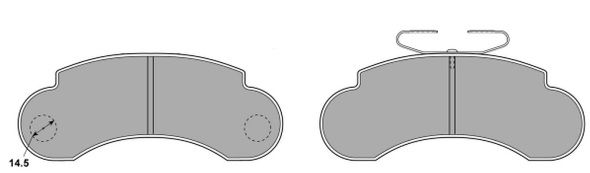FREMAX Комплект тормозных колодок, дисковый тормоз FBP-0795