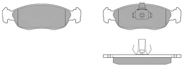 FREMAX Комплект тормозных колодок, дисковый тормоз FBP-0902-01