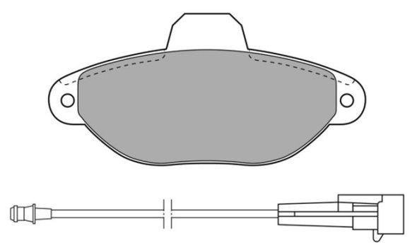 FREMAX Комплект тормозных колодок, дисковый тормоз FBP-0911