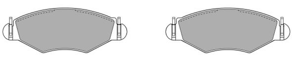 FREMAX Комплект тормозных колодок, дисковый тормоз FBP-1083-01