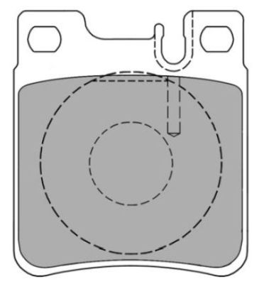 FREMAX Комплект тормозных колодок, дисковый тормоз FBP-1100