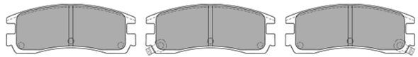 FREMAX Комплект тормозных колодок, дисковый тормоз FBP-1124