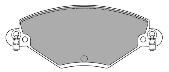 FREMAX Комплект тормозных колодок, дисковый тормоз FBP-1191