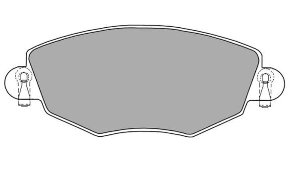 FREMAX Комплект тормозных колодок, дисковый тормоз FBP-1196