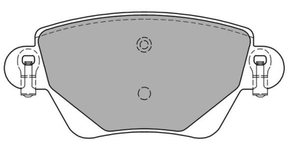 FREMAX Комплект тормозных колодок, дисковый тормоз FBP-1197