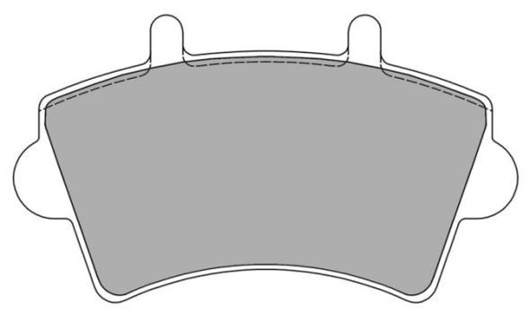 FREMAX Комплект тормозных колодок, дисковый тормоз FBP-1224