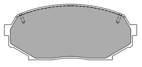 FREMAX Комплект тормозных колодок, дисковый тормоз FBP-1238