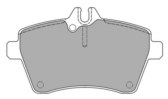FREMAX Комплект тормозных колодок, дисковый тормоз FBP-1400
