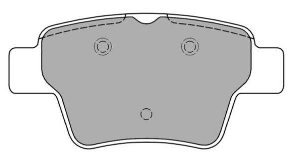 FREMAX Комплект тормозных колодок, дисковый тормоз FBP-1404