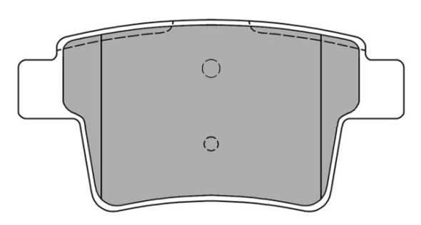 FREMAX Комплект тормозных колодок, дисковый тормоз FBP-1446