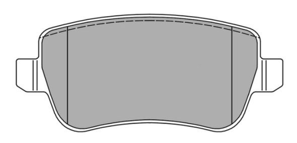 FREMAX Комплект тормозных колодок, дисковый тормоз FBP-1475