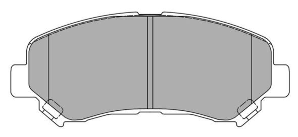 FREMAX Комплект тормозных колодок, дисковый тормоз FBP-1585