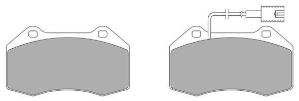 FREMAX Комплект тормозных колодок, дисковый тормоз FBP-1586