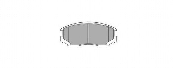 FREMAX Комплект тормозных колодок, дисковый тормоз FBP-1596