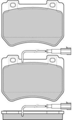 FREMAX Комплект тормозных колодок, дисковый тормоз FBP-1671