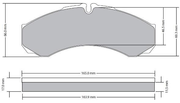 FREMAX Комплект тормозных колодок, дисковый тормоз FBP-1700