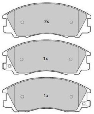 FREMAX Комплект тормозных колодок, дисковый тормоз FBP-1787