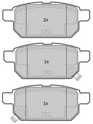 FREMAX Piduriklotsi komplekt,ketaspidur FBP-1856