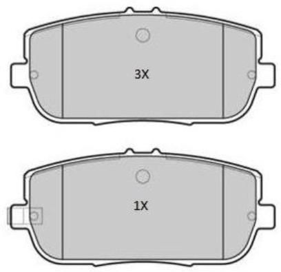 FREMAX Комплект тормозных колодок, дисковый тормоз FBP-1902