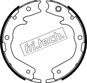 FRI.TECH. Комплект тормозных колодок, стояночная тормозная с 1047.378