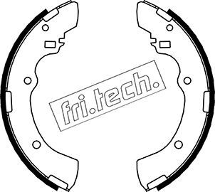 FRI.TECH. Piduriklotside komplekt 1064.164