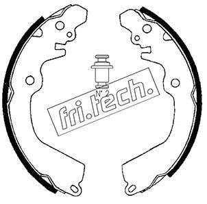 FRI.TECH. Комплект тормозных колодок 1064.167