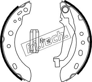 FRI.TECH. Комплект тормозных колодок 1067.189