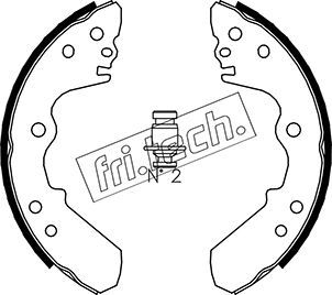 FRI.TECH. Piduriklotside komplekt 1073.168