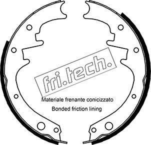 FRI.TECH. Piduriklotside komplekt 1088.220